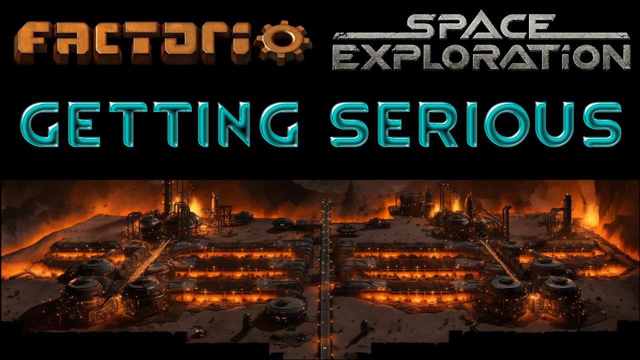 GETTING SERIOUS! Lets Play Factorio Space Exploration Ep 4 - YouTube