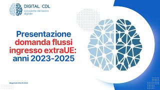 Presentazione delle domande anno 2023 flussi di ingresso lavoratori extraUE