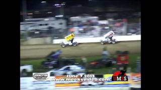 6-7-2013 UMSS Sprint Car Highlights