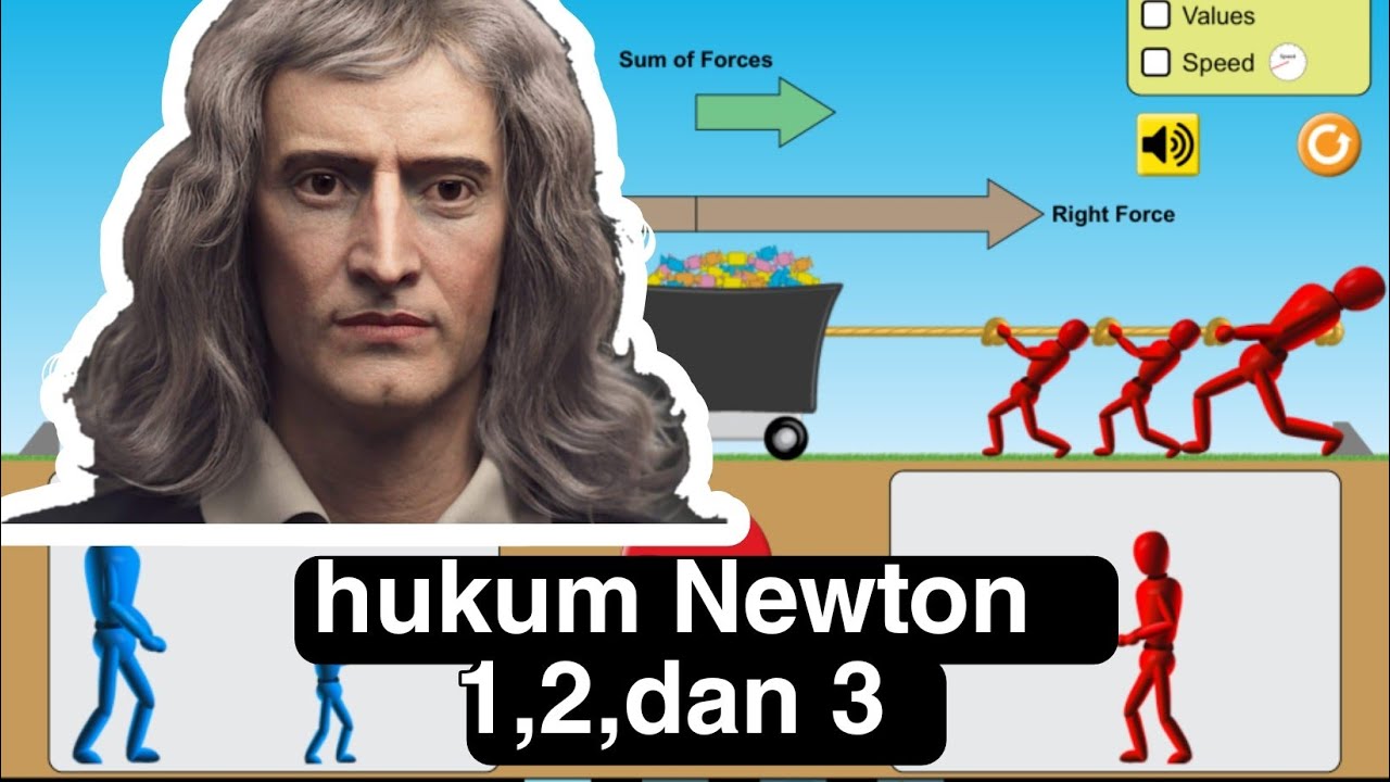 Mensimulasikan hukum Newton 1,2,dan 3, dengan PhET simulation - YouTube
