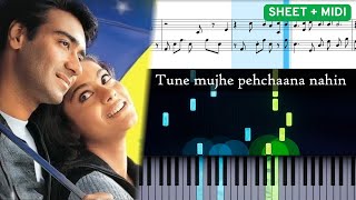 Download lagu Tune Mujhe Pehchana Nahi [WITH LYRICS] - Piano Cover || Raju Chacha | Shaan | Jatin Lalit
