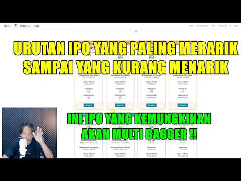 Urutan IPO saham Juli 2026 Yang paling menarik ( EMMI JECX RANS JELI BACH PRDL ) Siap Bagger