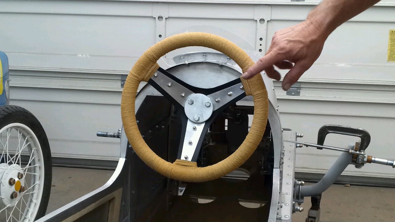 The Cyclekart Steering wheel modification for Monocar Part 3