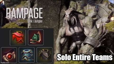 Predecessor Rampage Jungle Tank   |   Solo Entire Teams With This Build