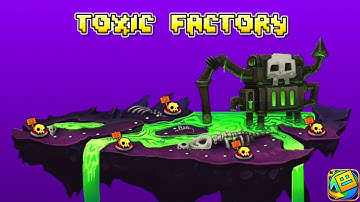 Geometry Dash World - Toxic Factory 100% Complete
