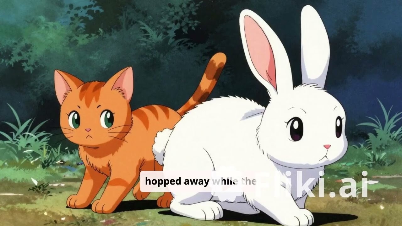 The Funny Rabbit & Curious Cat 🐰😺 – Short Animation