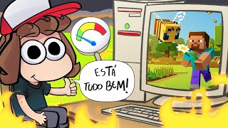 CONSEGUI RODAR MINECRAFT NO PC ANTIGO