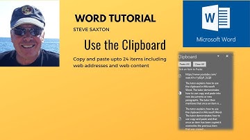 This video explains how to use the Clipboard in Microsoft Word. Clipboard