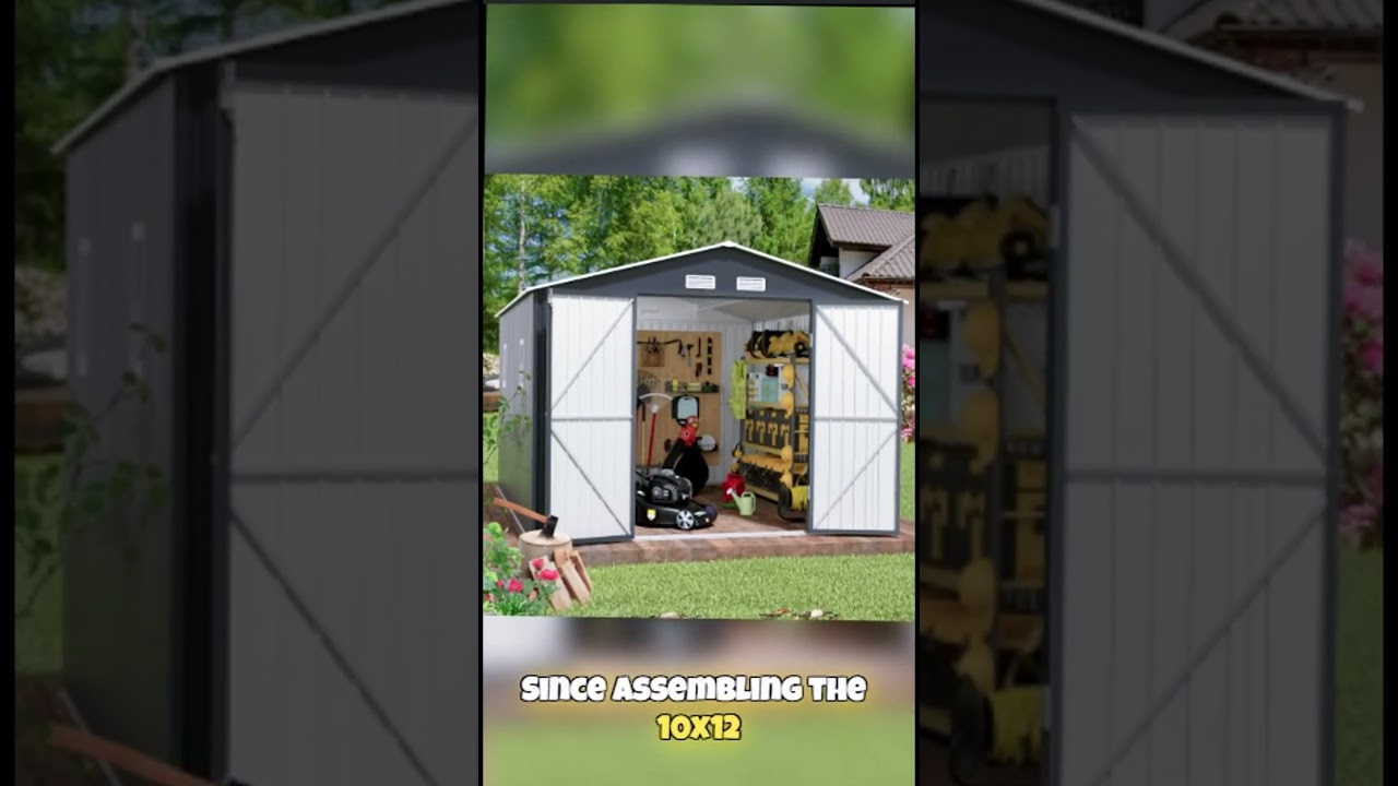 Metal Outdoor Storage Shed – Secure & Stylish Garden Solution 