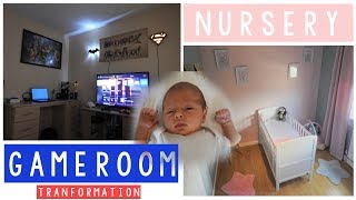 GameRoom to Nursery Transformation (time-lapse)