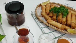 سبرينغ رولز بالجبنة بالخضار | Vegetables Cheese Spring Rolls