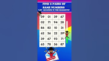 Boost Your Brain POWER in SECONDS with 3 Number Pairs!