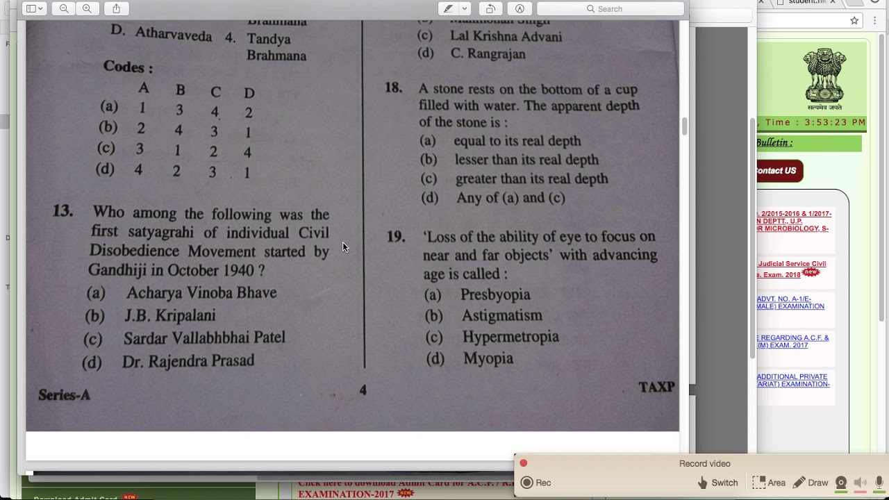 Medical Officer Exam Homeopathy Previous Year Paper Discussion YouTube