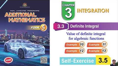Self Exercise 3.5 - AddMath Form 5 Chapter 3