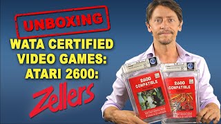 UNBOXING: WATA Graded Atari 2600 Zellers Titles