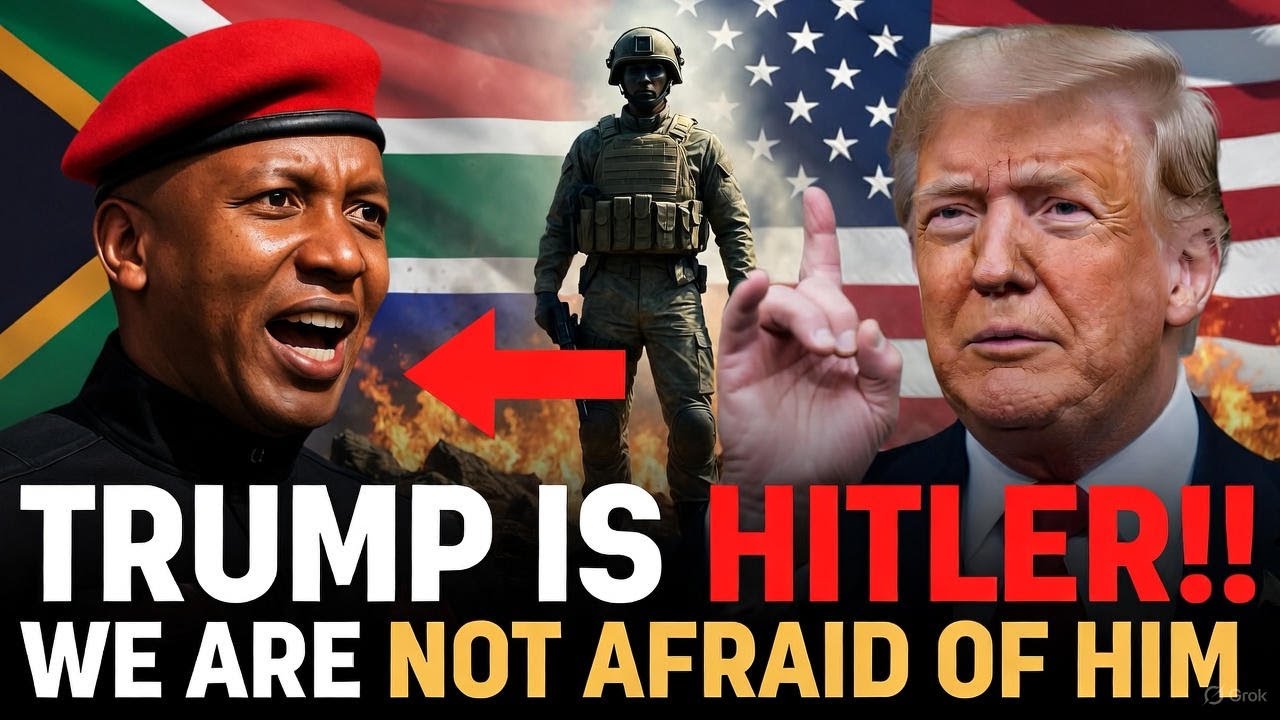 Julius Malema Takes On Trump — A Fiery Clash That Shook the Global Stage