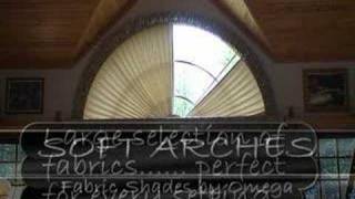 Soft Arches Moveable Arched Window Treatments