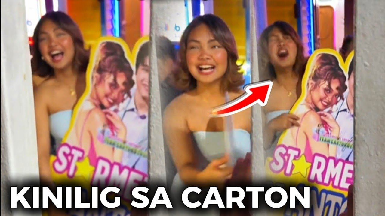 CARMELLE, KINILIG SA NG MAKITA ANG MGA CARTON FANS AT KANYANG MGA FANS
