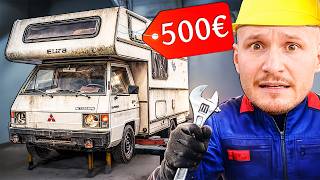 Der TIEFPUNKT am 500€ Wohnmobil... (Mitsubishi L300)