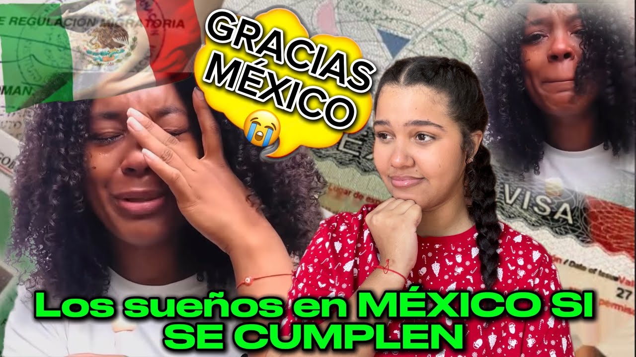 CUBANA🇨🇺LLORA de EMOCIÓN😭cuando le dan el RESULTADO FINAL😱😳de su PROCESO MIGRATORIO en MÉXICO🇲🇽🙏🏻