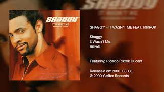 Shaggy - It Wasnt Me ft. Rikrok [HQ AUDIO]