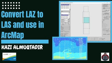 How to Convert LiDAR LAZ to LAS files and use in ArcMap | LiDAR Point Cloud Data