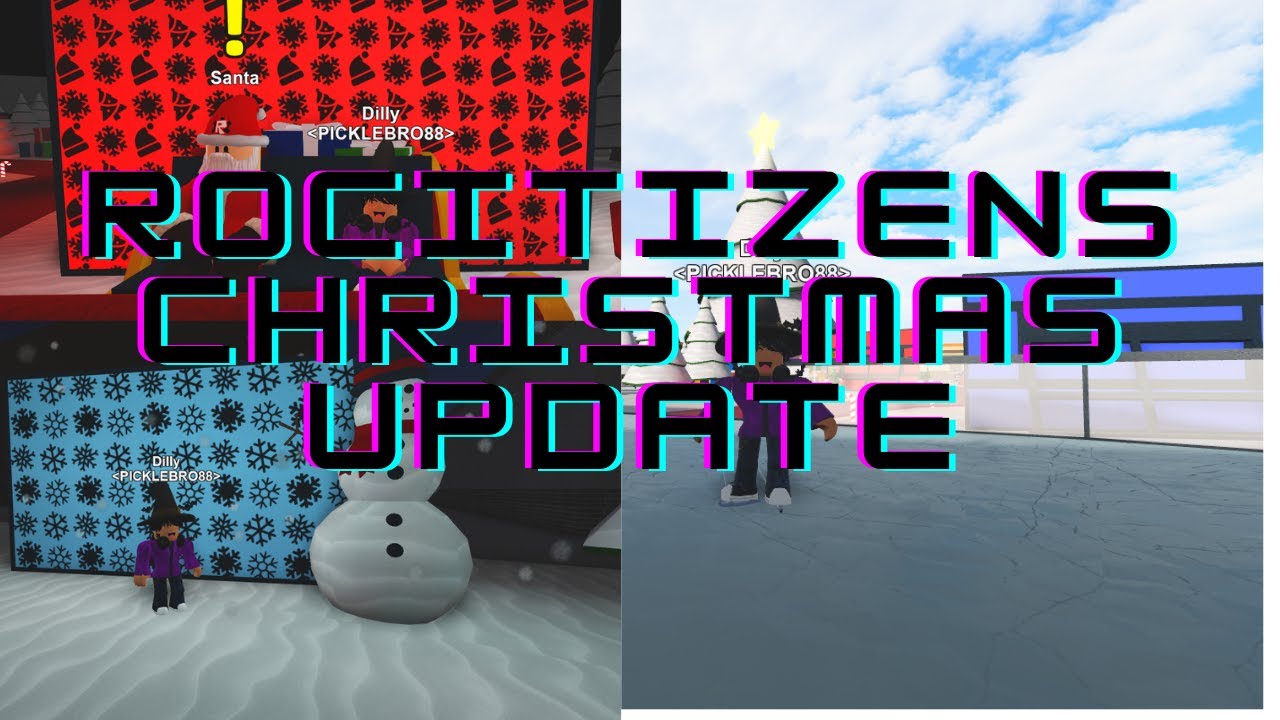 Rocitizens Christmas Update Me messing around LOL Ft matt YouTube