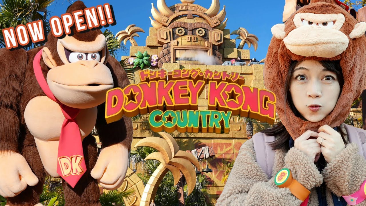 We Explored the NEW Donkey Kong Country at Universal Studios Japan! 🍌 ...