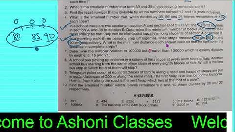 Class 6 | Playing With Numbers | R.D Sharma | Exercise-2.10  | Part 14 #ashoni_classes