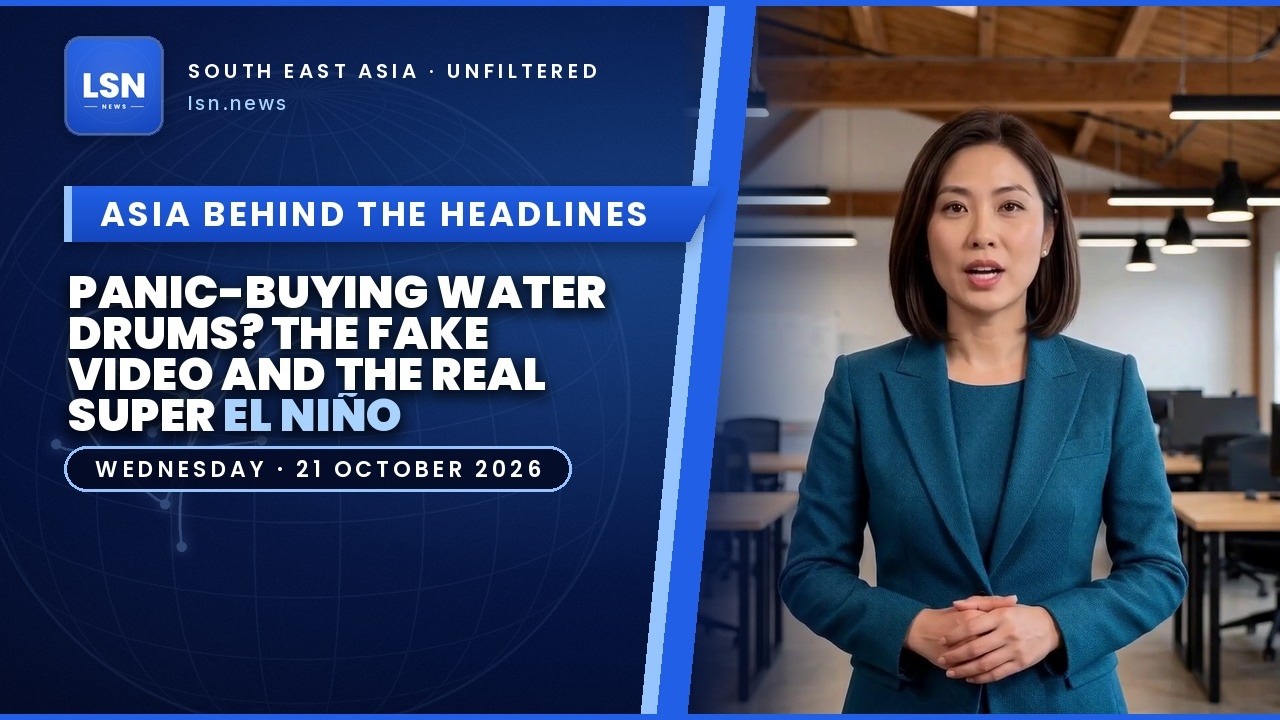 Panic-buying water drums? The fake video and the real Super El Niño