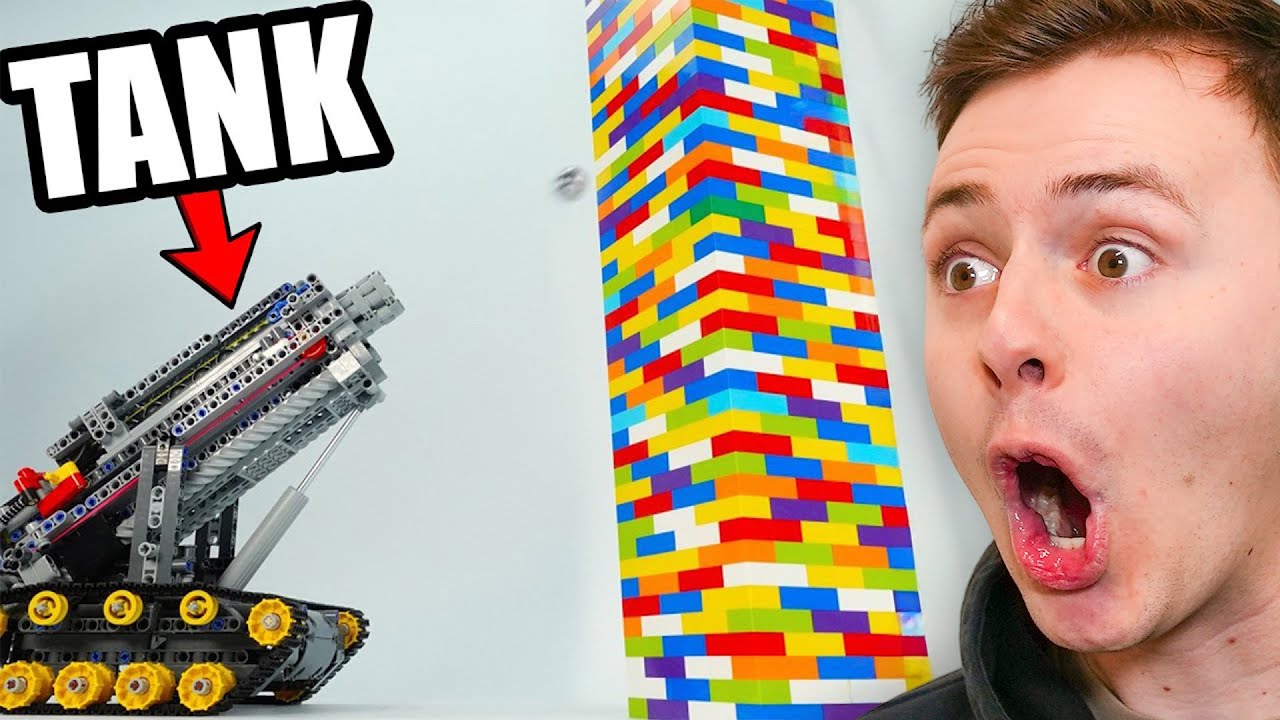 Dokáže LEGO AUTO Zbourat Tuhle ZEĎ?!