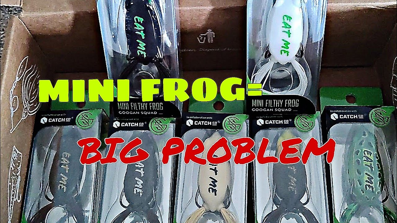 Does the MINI FILTHY FROG only catch SMALL FISH???