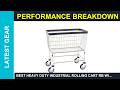 Best Heavy Duty Industrial Rolling Cart RB Wire 200F Extra Large Heavy Duty Wire Laundry