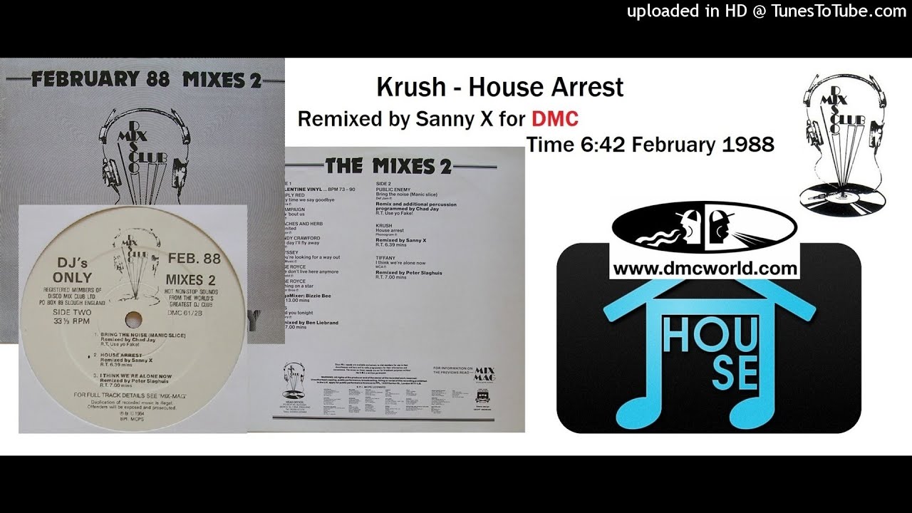 Krush - House Arrest (DMC Sanny X remix February 1988)