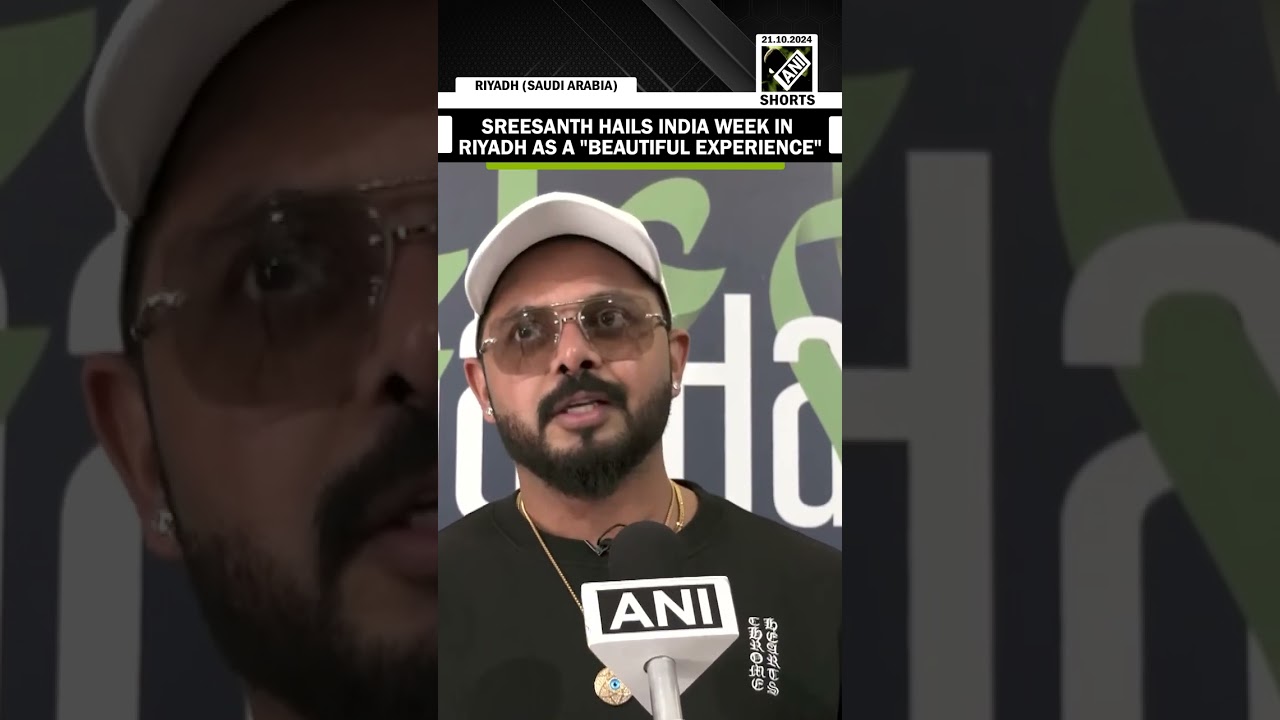 Former Indian Cricketer Sreesanth joins India Week celebrations in Riyadh, calls it a "Blessing"