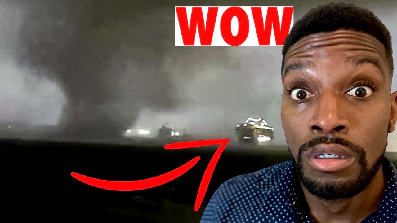 TORNADO ALMOST HITS CRUISE SHIP (ACTUAL FOOTAGE)