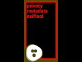 How to Prevent Metadata Recovery When Using ExifTool #shorts