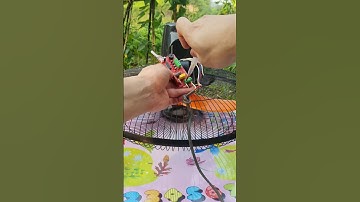 Lắp điểu khiển từ xa cho quạt treo tường #tienich #sangtao