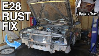 Detailing My BMW Escalated... Quickly - BMW E28 520i Front End Restoration