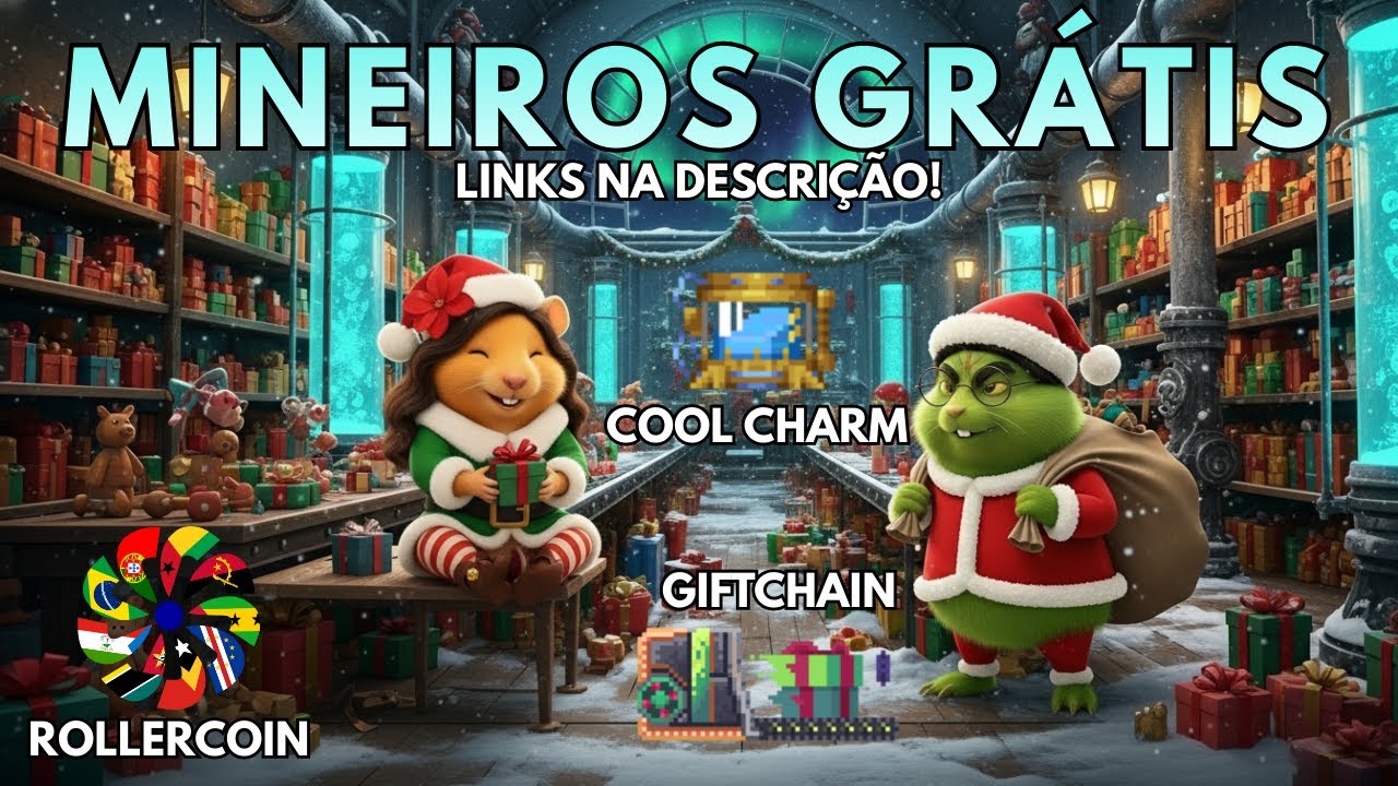 🔥MINEIROS GRÁTIS! LINKS NA DESCRIÇÃO! VAMOS PARTICIPAR E GANHAR! 