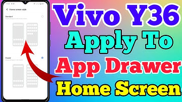 Vivo Y36 App Drawer Setting Kaise On Kare // How To App Drawer Setting On Vivo Y36