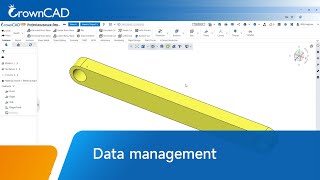 Secure 3D Design with Data Management in CrownCAD!