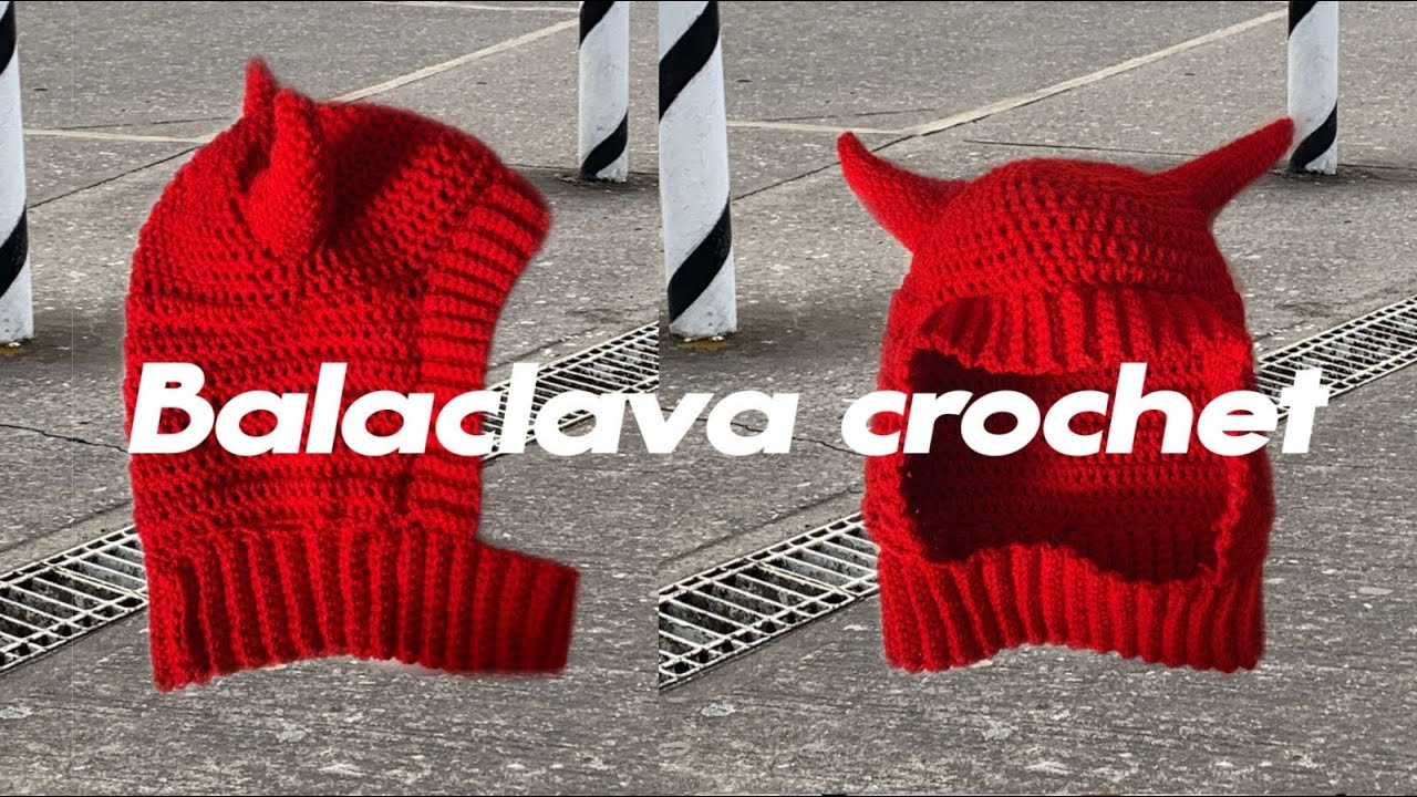 Balaclava crochet pt.1 - YouTube