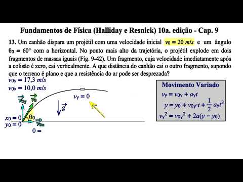 Vídeo: Quando um projétil está no ponto mais alto de sua trajetória?