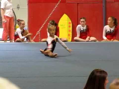 Sarah McKay Level 6 Gymnastic's Floor Routine Oregon Sept. 2009