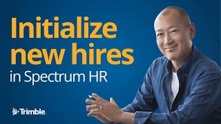 Building employee onboarding profiles in Spectrum HR Management