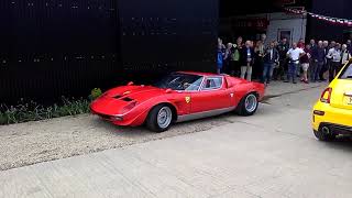 Lamborghini Miura Jota V12 Shattering The Peace at The Classic Motor Hub! Loud! 😂😎