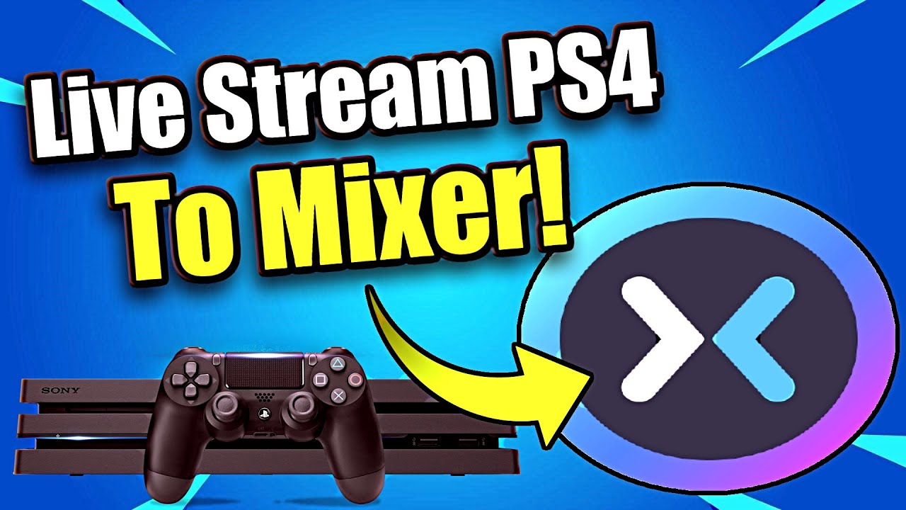 How to LIVE STREAM PS4 to MIXER using PHONE (Fast Method)(No PC)