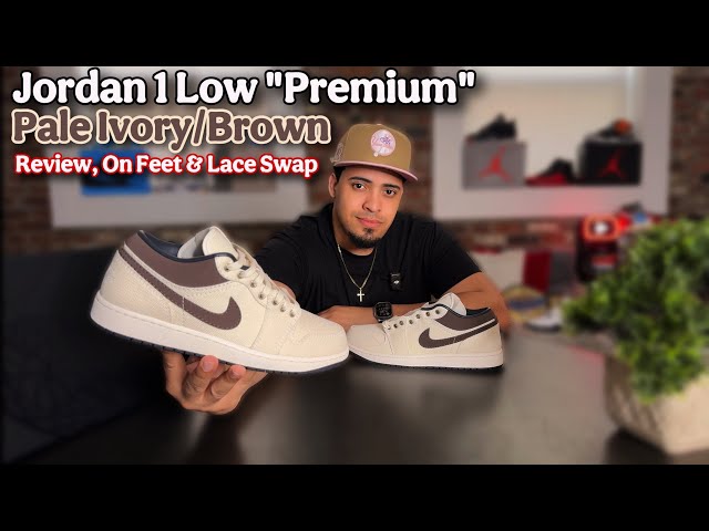 ナイキ エアジョーダン 1 LOW プレミアム IB8058-110 AJ1 FIRST LOOK 👀 Jordan 1 Low Premium Pale Ivory/Baroque Brown