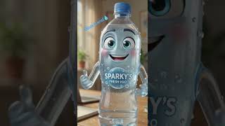 💧 Water Bottle Ka Message: Health Ke Liye Pani Kyu Zaroori Hai?| AI Animation #Shorts #HealthCareAI